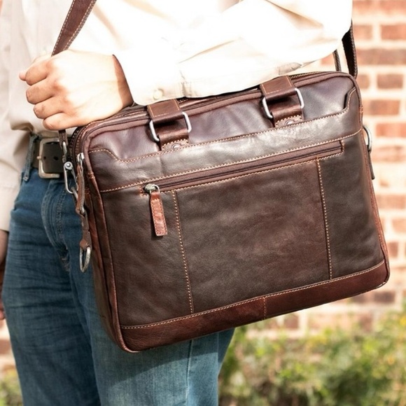 Jack George’s Zippered Briefcase - Picture 3 of 8